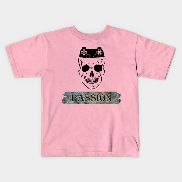 Passion and Profession - Gamer Kids T-Shirt by i2studio